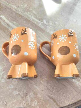 DUO: New Special Edition Reindeer Footed Mugs